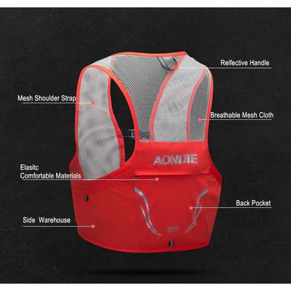 Aonijie Running Vest Lightweight Backpack Nylon - BLUE 2.5L