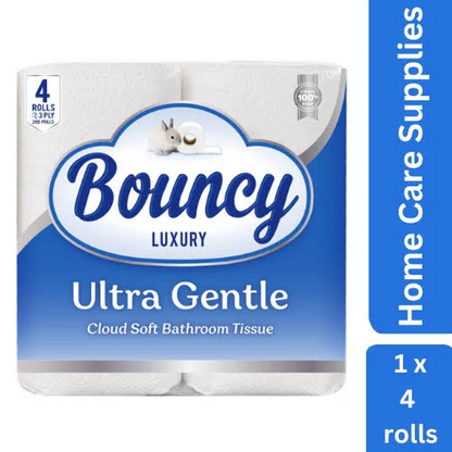 Bouncy Ultra Gentle Cloud Soft Bathroom Tissue 3 PLY - BTVP 24/4/200