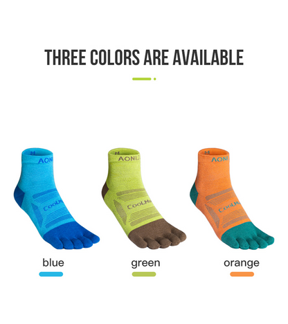 Aonijie E4838 Breathable Running Sports Toe SOCKS - MEDIUM
