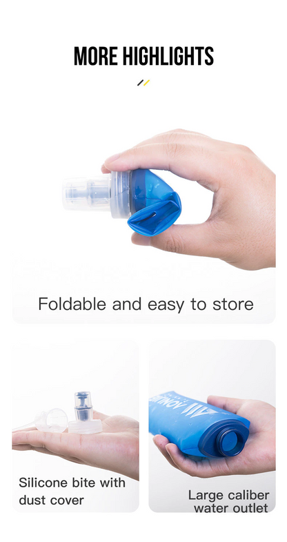 Aonijie Soft Flask Folding Water Bottle SD31 - 500ml