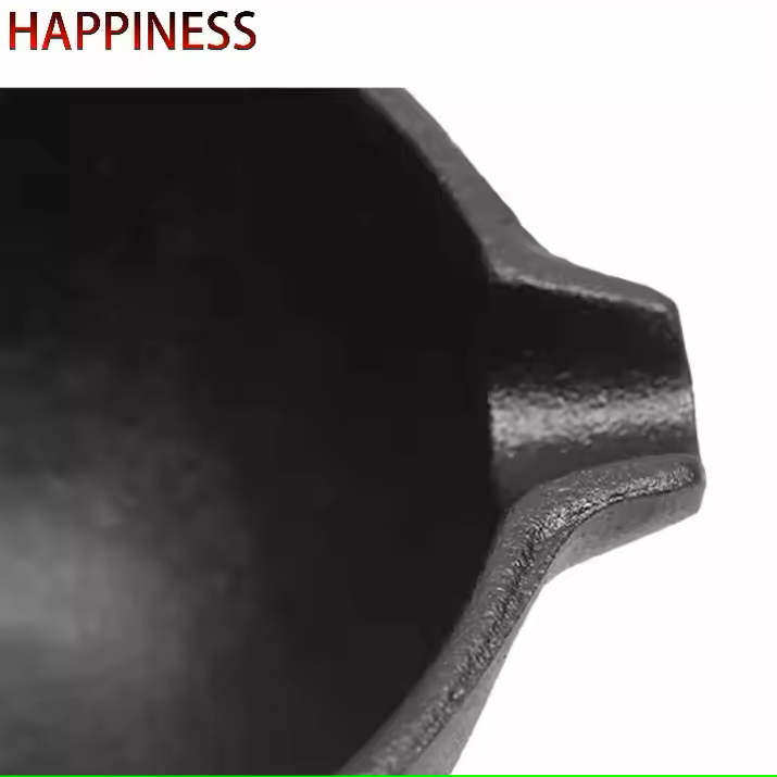 Happiness CAST IRON MORTAR and PESTLE 15 x 10cm