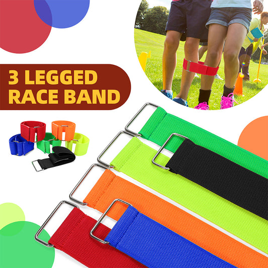 Blue 3 Legged Race Band - size 50cm x 5cm