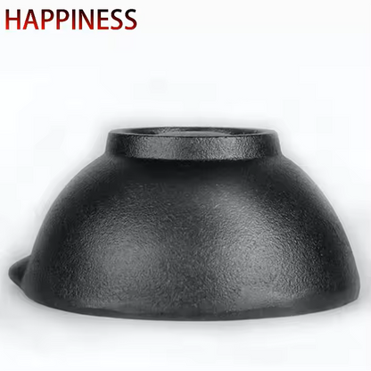 Happiness CAST IRON MORTAR and PESTLE 15 x 10cm