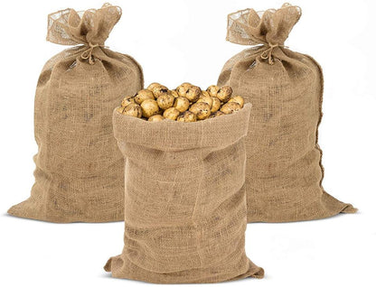 Durable Linen Burlap Jumping Race Bags size 60cm x 100cm - Potato sack or game bag