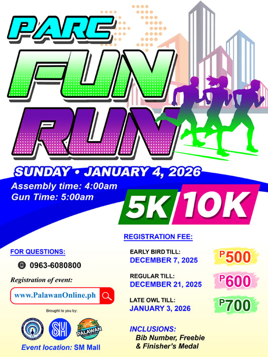 JANUARY 4 - PARC Run 5km & 10km at SM Mall