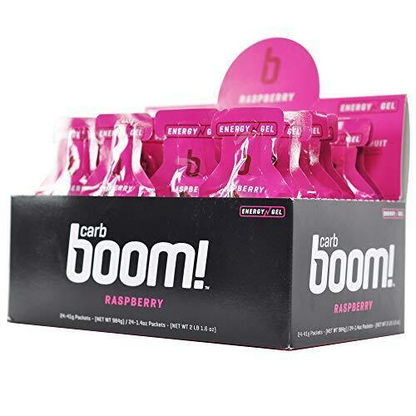 1 Box Carb Boom! Energy Gel - Raspberry 24pcs
