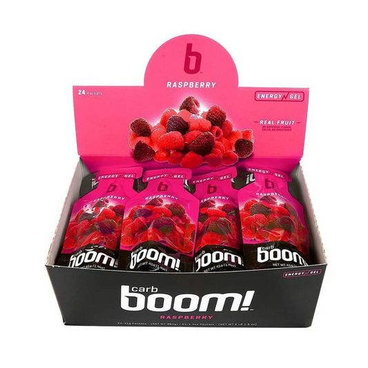 1 Box Carb Boom! Energy Gel - Raspberry 24pcs