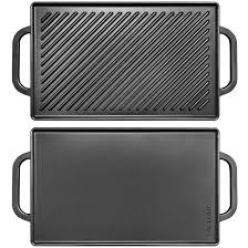 CAST IRON GRILL PLATE / PAN Riversible - 51 x 23.1 x 1.5cm