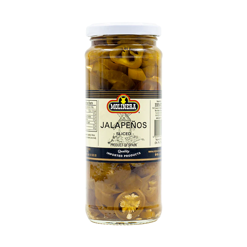Molinera Jalapeños Sliced 335g