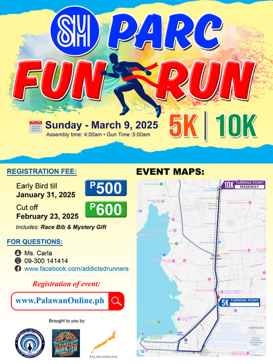 MARCH 9 - SM PARC FUN RUN 5km & 10km