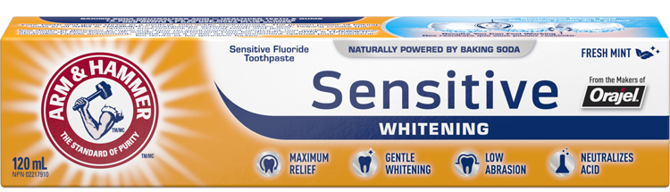 Arm & Hammer SENSITIVE WHITENING 120ml