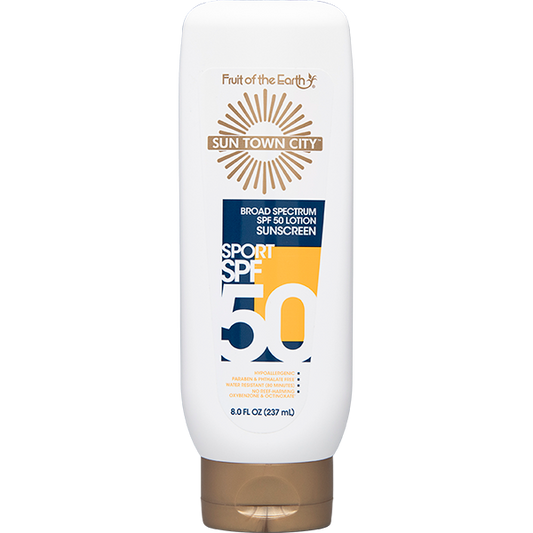 FOTE Sun Town City SPORT SPF 50 SUNSCREEN Lotion 8 oz / 237ML