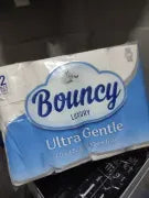 Bouncy Luxury Bathroom Tissue 3 Ply 200 Pulls x 12 ROLLS - BTVP 8/12/200